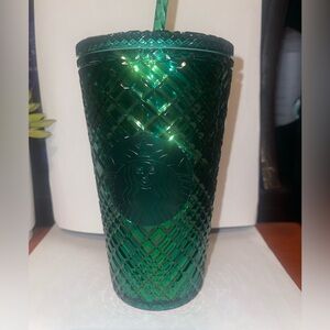 New!!!2022 Starbucks anniversary green jewel Tumblr 16 ounce